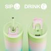 image24 oz Insulated Tumbler with Lid and Straw 100 Leakproof Travel Coffee Mug Stainless Steel Coffee Tumbler Keeps Cold for 24 Hours or Hot for 8 Hours Car Cup Holder Friendly FuchsiaFairy