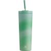 image24 oz Insulated Tumbler with Lid and Straw 100 Leakproof Travel Coffee Mug Stainless Steel Coffee Tumbler Keeps Cold for 24 Hours or Hot for 8 Hours Car Cup Holder Friendly FuchsiaJade
