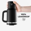 image32 oz Tumbler with Handle and Straw Stainless Steel Insulated Tumbler Keeps Cold for 24 Hours Leakproof Travel Cup Fits in Cup Holder and BPAFree Beaucoup BlueBlack Night