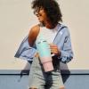 image32 oz Tumbler with Handle and Straw Stainless Steel Insulated Tumbler Keeps Cold for 24 Hours Leakproof Travel Cup Fits in Cup Holder and BPAFree Beaucoup BlueCherry Blossom