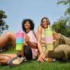 image32 oz Tumbler with Handle and Straw Stainless Steel Insulated Tumbler Keeps Cold for 24 Hours Leakproof Travel Cup Fits in Cup Holder and BPAFreeAcid GreenMorning Dew