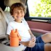 imageInsulated Water Bottle with Straw Stainless Steel Water Bottle LeakProof BPAFree Double Wall Vacuum Keeps Cold for 24 Hours for Sports Travel School 32 oz Azure BlueModerate Orange