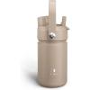 imageInsulated Water Bottle with Straw Stainless Steel Water Bottle LeakProof BPAFree Double Wall Vacuum Keeps Cold for 24 Hours for Sports Travel School 32 oz Azure BlueRaw Umber