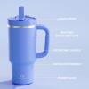 image40 oz Tumbler with Handle and Straw Stainless Steel Insulated Tumbler Keeps Cold for 24 Hours Leakproof Travel Cup Fits in Cup Holder and BPAFree AvenueCornflower Blue