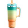 image40 oz Tumbler with Handle and Straw Stainless Steel Insulated Tumbler Keeps Cold for 24 Hours Leakproof Travel Cup Fits in Cup Holder and BPAFree AvenueAvenue