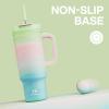 image40 oz Tumbler with Handle and Straw Stainless Steel Insulated Tumbler Keeps Cold for 24 Hours Leakproof Travel Cup Fits in Cup Holder and BPAFree AvenueFairy