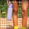 imageInsulated Water Bottle with Straw  Encool Stainless Steel Water Bottle Reusable Leakproof and BPAFree for Sports Travel Cold for 24 Hours 24 oz LavenderLavender