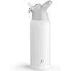 imageInsulated Water Bottle with Straw  Encool Stainless Steel Water Bottle Reusable Leakproof and BPAFree for Sports Travel Cold for 24 Hours 24 oz LavenderSnowflake
