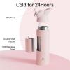 imageInsulated Water Bottle with Straw  Encool Stainless Steel Water Bottle Reusable Leakproof and BPAFree for Sports Travel Cold for 24 Hours 24 oz LavenderCotton Candy
