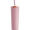 image30 oz Insulated Tumbler with Lid and Straw 100 Leakproof Travel Coffee Mug Stainless Steel Coffee Tumbler Keeps Cold for 24 Hours or Hot for 8 Hours Car Cup Holder Friendly BlushBlush
