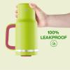 image40 oz Tumbler with Handle and Straw Stainless Steel Insulated Tumbler Keeps Cold for 24 Hours Leakproof Travel Cup Fits in Cup Holder and BPAFree Evening GlowAcid Green