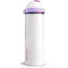 imageENCOOL Insulated Water Bottle with Straw Stainless Steel Water Bottle with Push Button Lid LeakProof ampamp BPAFree Keeps Cold for 24 Hours for Sports Travel Gym 32 oz Hazy BlueBlueOyster Pink