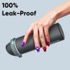 imageInsulated Water Bottle with Straw  Encool Stainless Steel Water Bottle with Push Button Lid LeakProof ampamp BPAFree Keeps Cold for 24 Hours for Sports Travel Gym 32 oz Oil BlackTuna GreyGreen