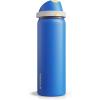imageInsulated Water Bottle with Straw  Encool Stainless Steel Water Bottle with Push Button Lid LeakProof ampamp BPAFree Keeps Cold for 24 Hours for Sports Travel Gym 32 oz Oil BlackSapphire