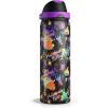 imageInsulated Water Bottle with Straw  Encool Stainless Steel Water Bottle with Push Button Lid LeakProof ampamp BPAFree Keeps Cold for 24 Hours for Sports Travel Gym 32 oz Oil BlackGhost Party