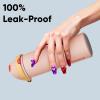 imageInsulated Water Bottle with Straw  Encool Stainless Steel Water Bottle with Push Button Lid LeakProof ampamp BPAFree Keeps Cold for 24 Hours for Sports Travel Gym 32 oz Oil BlackPink DaisyRed
